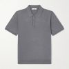 Silk and Cotton-Blend Polo Shirt Silk and Cotton-Blend Polo Shirt
