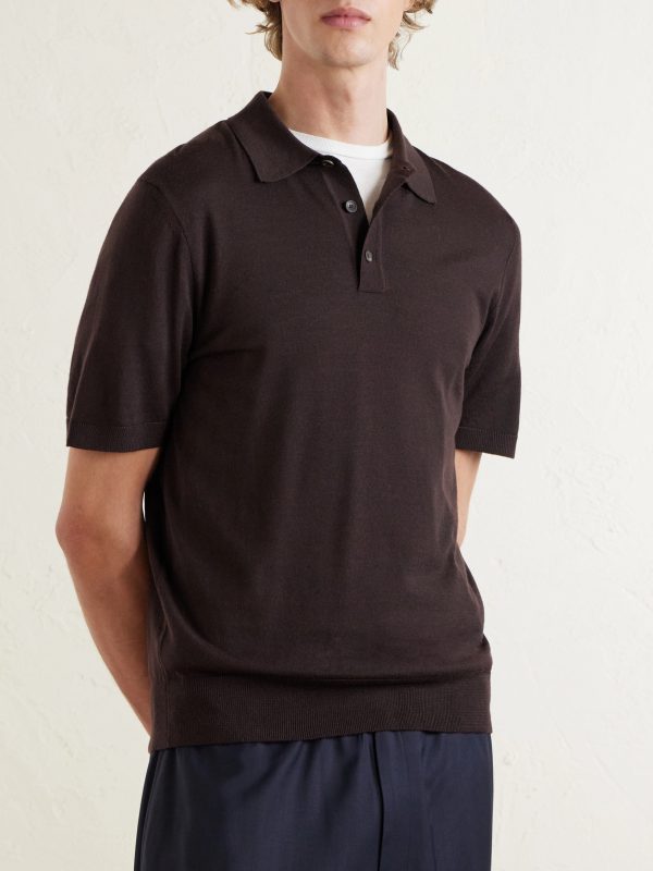 Merino Wool Polo Shirt - FR