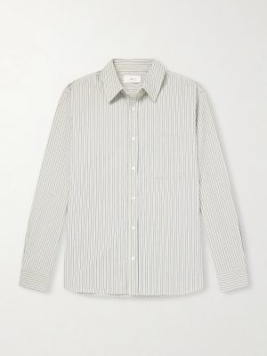 Striped Organic Cotton-Poplin Shirt Striped Organic Cotton-Poplin Shirt
