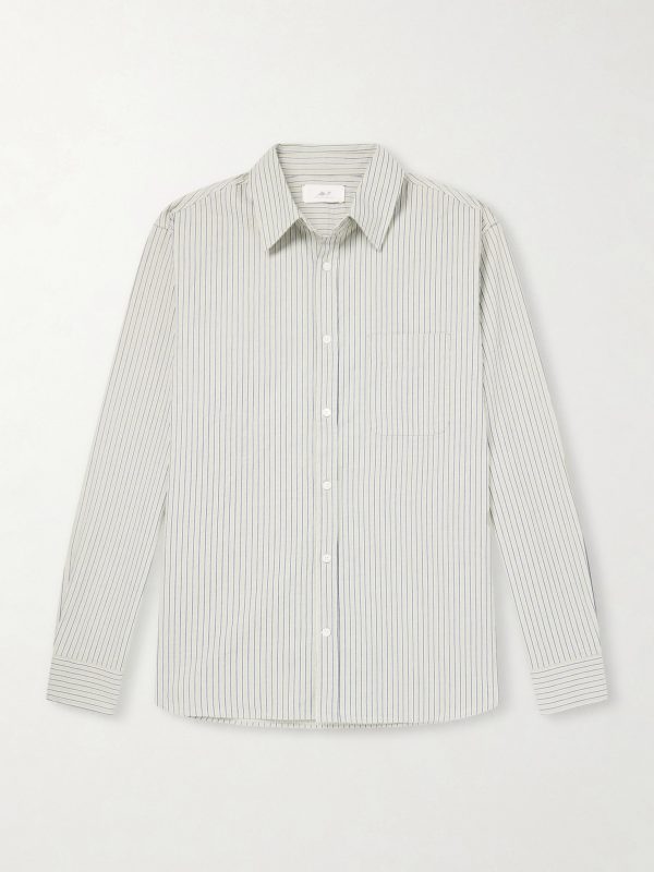 Striped Organic Cotton-Poplin Shirt Striped Organic Cotton-Poplin Shirt