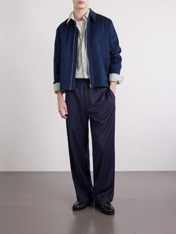 Striped Organic Cotton-Poplin Shirt - OU Striped Organic Cotton-Poplin Shirt - OU