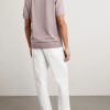 Silk and Cotton-Blend Polo Shirt - BK Silk and Cotton-Blend Polo Shirt - BK
