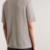 Pointelle-Knit Cotton Shirt - BK