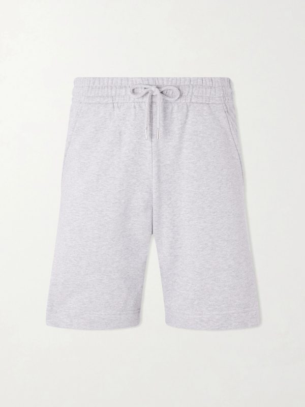 Straight-Leg Cotton-Jersey Drawstring Shorts Straight-Leg Cotton-Jersey Drawstring Shorts