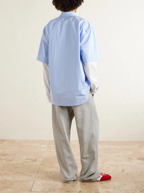 Straight-Leg Cotton-Jersey Sweatpants - BK