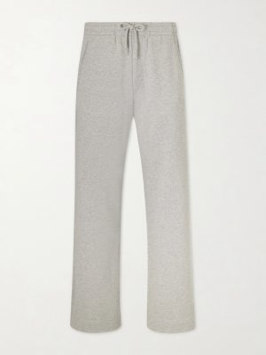 Straight-Leg Cotton-Jersey Sweatpants