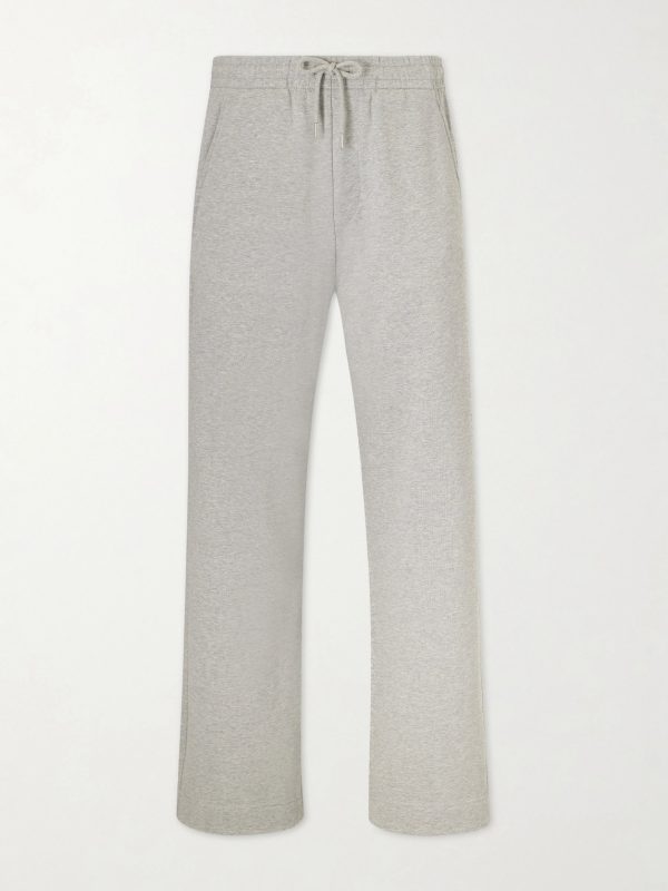 Straight-Leg Cotton-Jersey Sweatpants