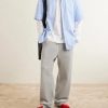 Straight-Leg Cotton-Jersey Sweatpants - OU