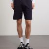 Straight-Leg Cotton-Jersey Drawstring Shorts - FR Straight-Leg Cotton-Jersey Drawstring Shorts - FR