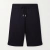 Straight-Leg Cotton-Jersey Drawstring Shorts Straight-Leg Cotton-Jersey Drawstring Shorts