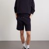 Straight-Leg Cotton-Jersey Drawstring Shorts - OU Straight-Leg Cotton-Jersey Drawstring Shorts - OU