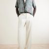 Camp-Collar Printed Satin Shirt - OU Camp-Collar Printed Satin Shirt - OU
