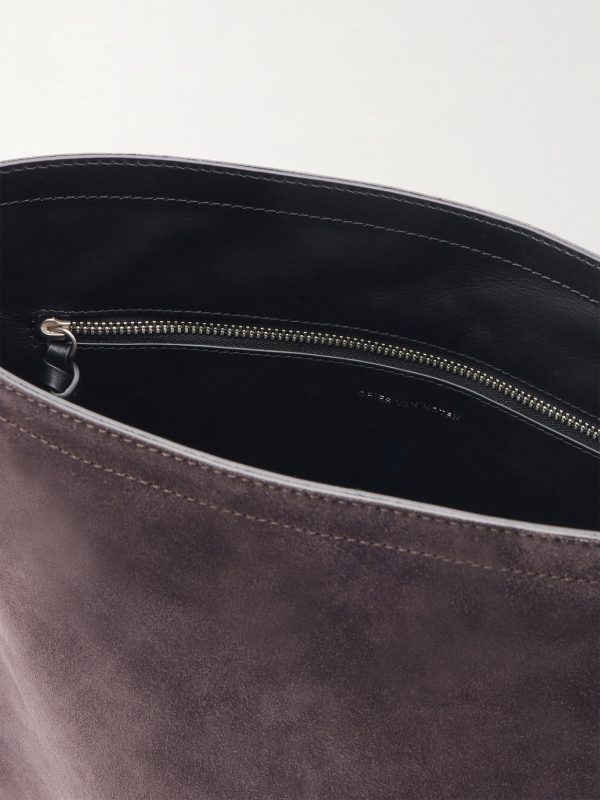 Leather-Trimmed Canvas Messenger Bag - E1 Leather-Trimmed Canvas Messenger Bag - E1