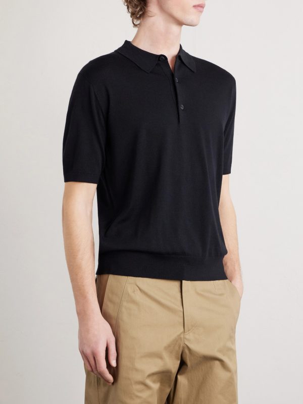Merino Wool Polo Shirt - FR Merino Wool Polo Shirt - FR
