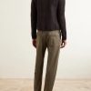 Straight-Leg Cotton-Twill Trousers - BK