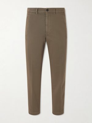Straight-Leg Cotton-Twill Trousers Straight-Leg Cotton-Twill Trousers