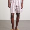 Straight-Leg Striped Cotton-Poplin Shorts - FR
