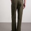Straight-Leg Stretch-Cotton Twill Trousers - BK Straight-Leg Stretch-Cotton Twill Trousers - BK