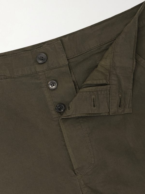 Straight-Leg Stretch-Cotton Twill Trousers - CU Straight-Leg Stretch-Cotton Twill Trousers - CU