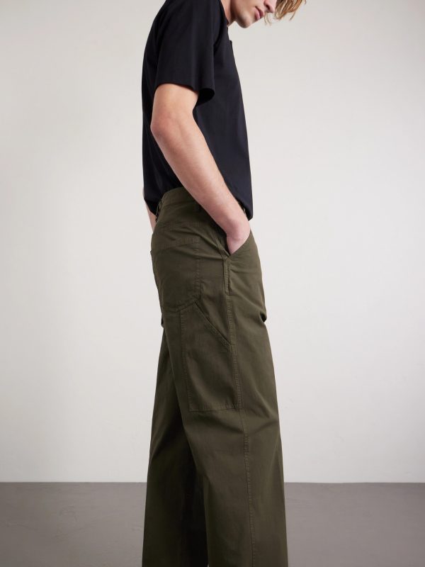 Straight-Leg Stretch-Cotton Twill Trousers - E1 Straight-Leg Stretch-Cotton Twill Trousers - E1