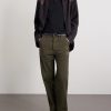 Straight-Leg Stretch-Cotton Twill Trousers - OU Straight-Leg Stretch-Cotton Twill Trousers - OU