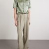 Camp-Collar Satin-Twill Shirt - OU Camp-Collar Satin-Twill Shirt - OU