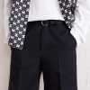 Straight-Leg Cotton and Wool-Blend Shorts - CU Straight-Leg Cotton and Wool-Blend Shorts - CU