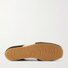 Leather-Trimmed Suede Sneakers - E1 Leather-Trimmed Suede Sneakers - E1