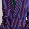 Double-Breasted Striped Twill Blazer - CU Double-Breasted Striped Twill Blazer - CU