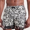 Straight-Leg Mid-Length Printed Swim Shorts - FR Straight-Leg Mid-Length Printed Swim Shorts - FR