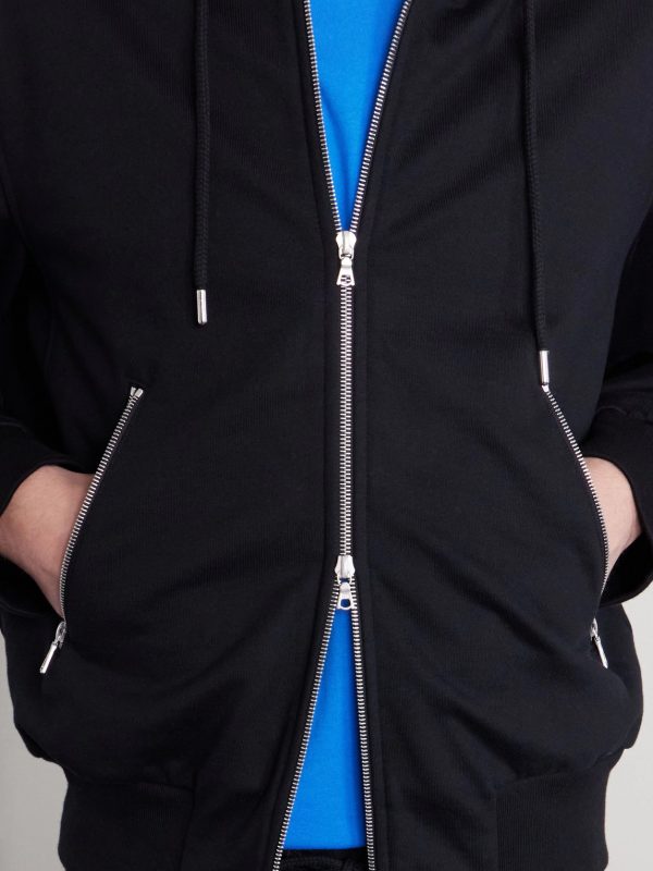 Cotton-Jersey Zip-Up Hoodie - CU Cotton-Jersey Zip-Up Hoodie - CU
