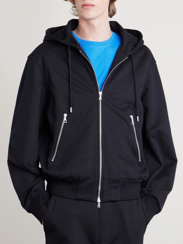 Cotton-Jersey Zip-Up Hoodie - FR Cotton-Jersey Zip-Up Hoodie - FR