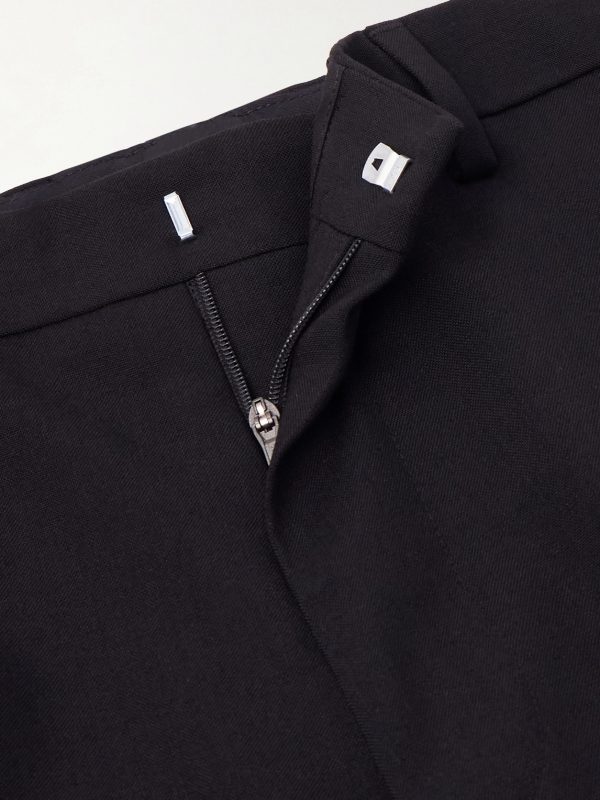 Straight-Leg Wool-Twill Trousers - E1 Straight-Leg Wool-Twill Trousers - E1