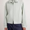 Striped Cotton Blouson Jacket - FR Striped Cotton Blouson Jacket - FR