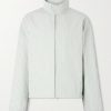 Striped Cotton Blouson Jacket Striped Cotton Blouson Jacket