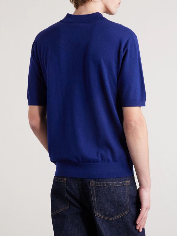 Merino Wool Polo Shirt - BK Merino Wool Polo Shirt - BK