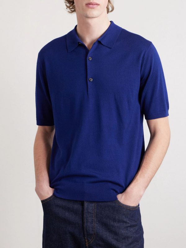 Merino Wool Polo Shirt - FR Merino Wool Polo Shirt - FR