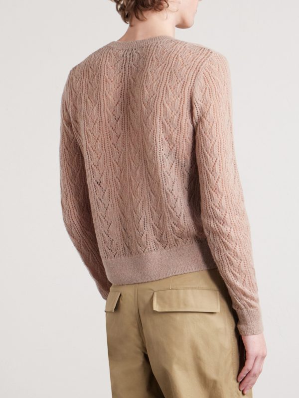 Open-Knit Sweater - BK Open-Knit Sweater - BK
