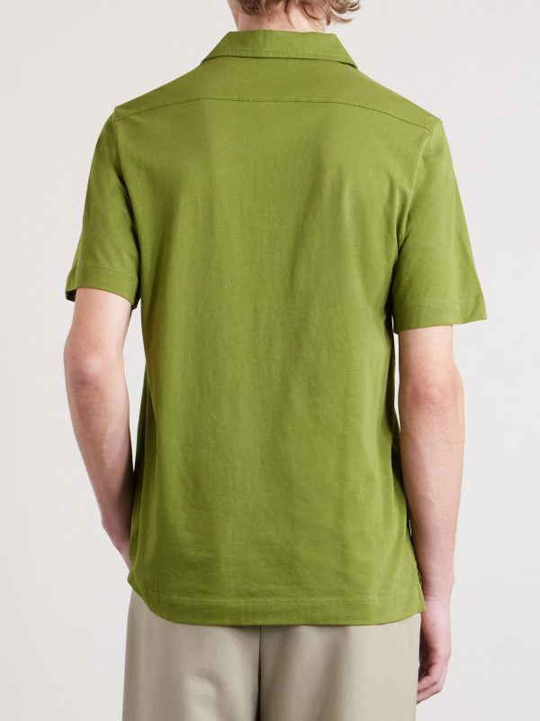 Cotton-Jersey Polo Shirt - BK Cotton-Jersey Polo Shirt - BK