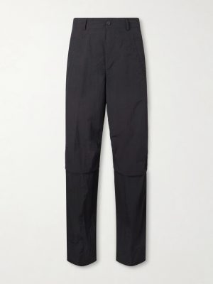 Straight-Leg Shell Trousers