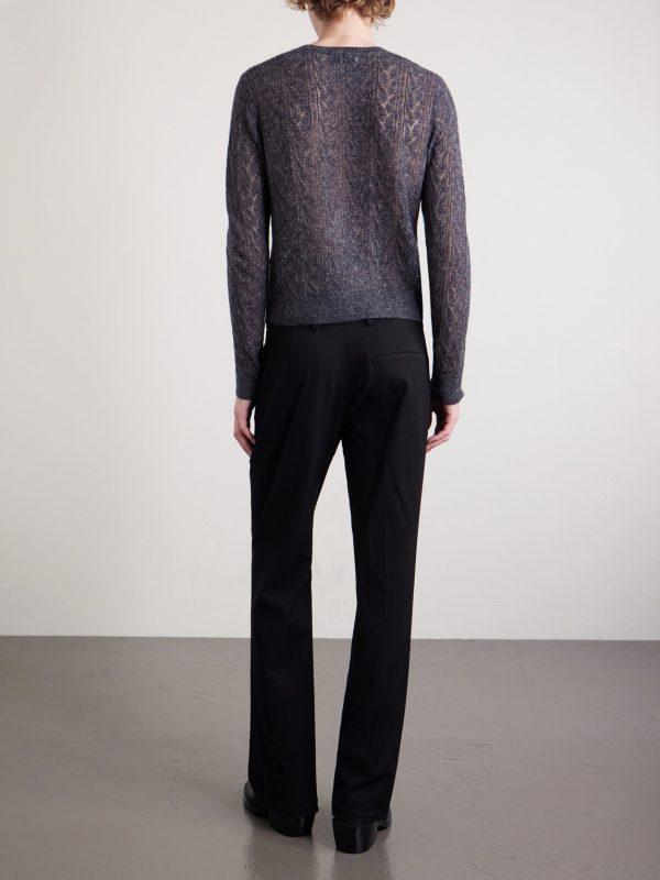 Open-Knit Sweater - BK Open-Knit Sweater - BK