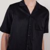 Camp-Collar Satin-Twill Shirt - CU Camp-Collar Satin-Twill Shirt - CU