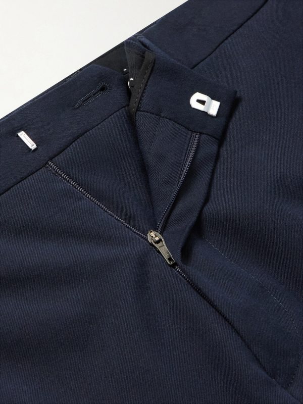 Straight-Leg Cotton and Wool-Blend Shorts - E1
