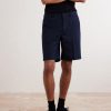 Straight-Leg Cotton and Wool-Blend Shorts - FR