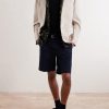 Straight-Leg Cotton and Wool-Blend Shorts - OU