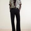 Camp-Collar Printed Satin Shirt - OU Camp-Collar Printed Satin Shirt - OU