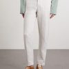 Straight-Leg Herringbone Cotton-Blend Trousers - FR Straight-Leg Herringbone Cotton-Blend Trousers - FR