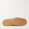 Leather-Trimmed Suede Sneakers - E1 Leather-Trimmed Suede Sneakers - E1