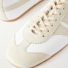 Suede-Trimmed Leather Sneakers - CU Suede-Trimmed Leather Sneakers - CU
