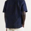 Camp-Collar Floral-Print Cotton-Blend Shirt - BK